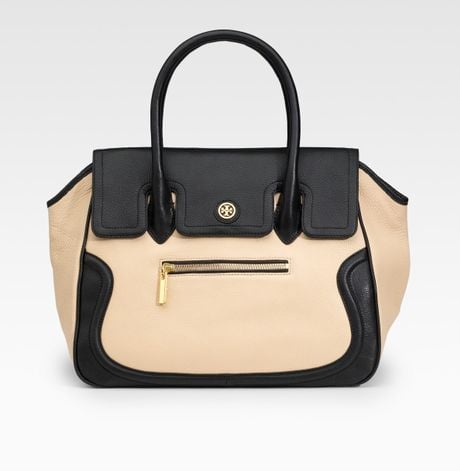 tory burch two tone tote