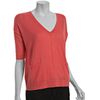 Autumn Cashmere Shrimp Cashmere Button Back Vneck Sweater in Pink - Lyst