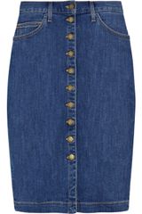Current/Elliott The Dorothy Comet Denim Skirt By Current Elliot