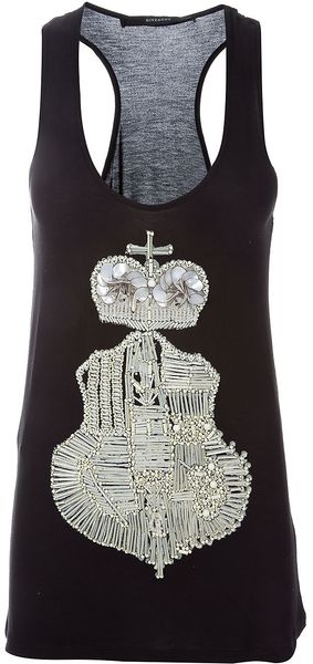 Givenchy Crown Embellished Tank Top - Lyst
