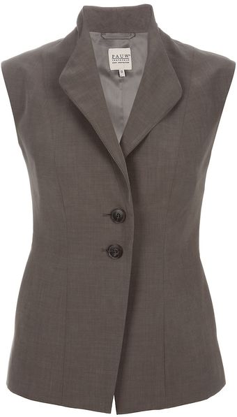 Pauw Sleeveless Button Up Vest - Lyst