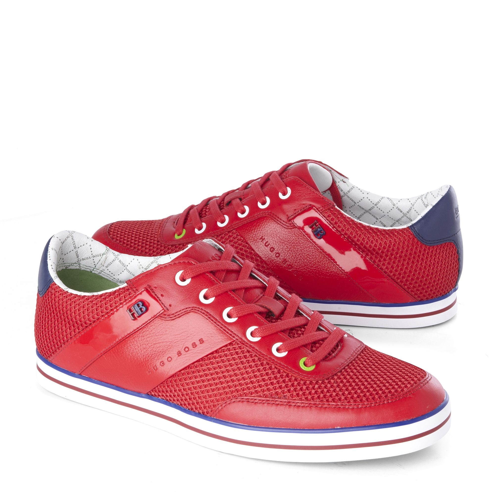 hugo boss black and red trainers