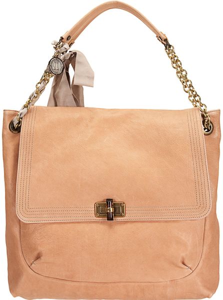 Lanvin Happy Shoulder Bag in Beige - Lyst