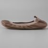 Yosi Samra Elastic Top Line Ballet Flats in Brown (taupe) - Lyst