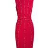 Jason Wu Cotton Pique Dress with Floral Silk Chiffon in Orange (fuchsia) - Lyst