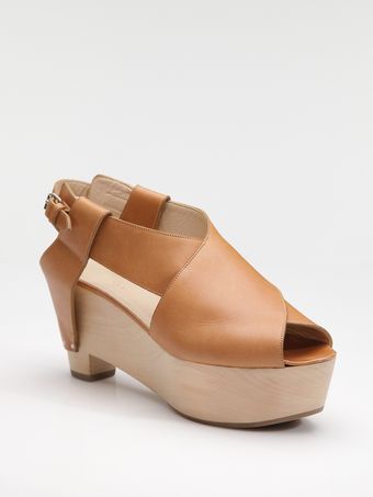 3.1 Phillip Lim Crisscross Slingback Platform Sandals - Lyst