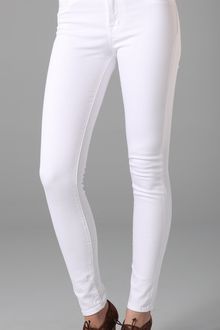 J Brand High Rise Skinny Jeans - Lyst