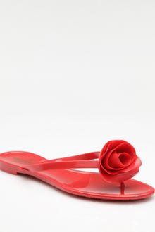 Valentino Rose Jelly Thong Sandals - Lyst