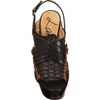 Lanvin Woven Wedge in Black - Lyst