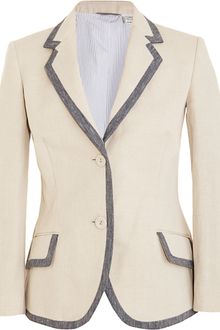 Barneys New York Tailored Blazer - Lyst