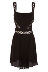 Opening Ceremony Silk Flapper Dress