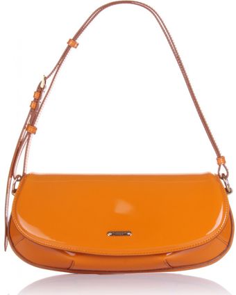 Burberry Prorsum Patent Leather Shoulder Bag - Lyst
