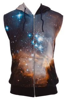 Christopher Kane Galaxy-print Sleeveless Hoody - Lyst
