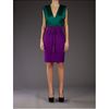 Gucci Vneck Dress in Purple (emerald) - Lyst