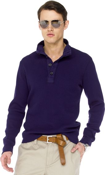  Waffle-knit Pullover 
