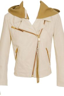 Acne Scuba Star Leather Biker Jacket - Lyst