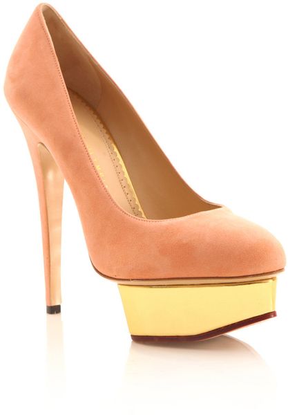 Charlotte Olympia Dolly Pumps in Pink (rose) - Lyst