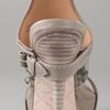 L.a.m.b. Taupe Leather Paillette Detail Keita Platform Sandals in Gold (taupe) - Lyst
