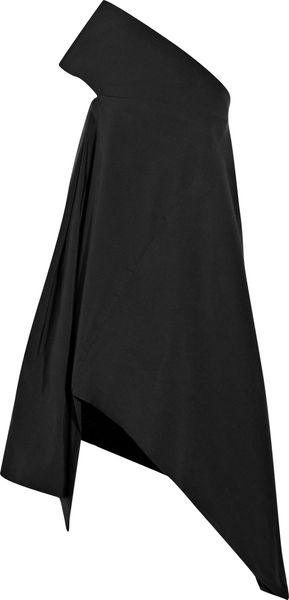 Rick Owens Cotton and Silk-blend Canvas One-shoulder Dress - Lyst