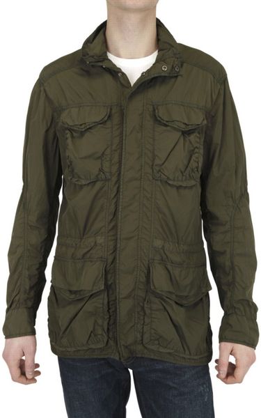 Add Multipockets Washed Matt Nylon Sport Jac in Green for Men - Lyst