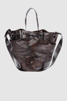 Diesel Black Gold Large Leather Bag - Lyst