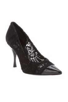 Dolce & Gabbana Pointed Toe Pump - Lyst