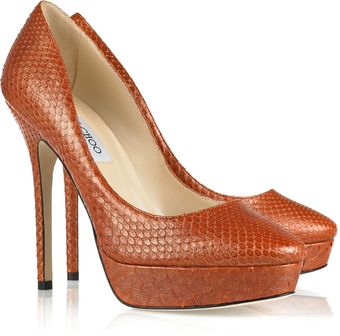 Jimmy Choo Cosmic Python Pumps - Lyst