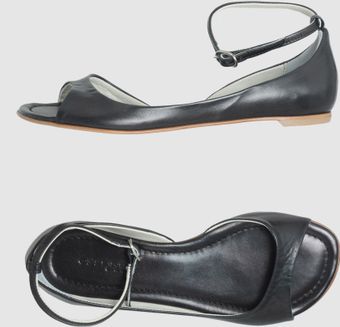 Obeline Peep-toe Ballet Flats - Lyst
