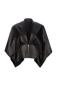 Rick Owens Leather Jacket - Lyst