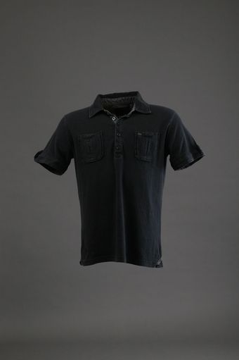 7 Diamonds Analogue Rock Polo in Black - Lyst