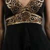 Sue Wong Embellished Halter Top 15% Off in Black - Lyst