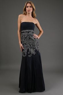 Sue Wong Scrollwork Maxi 15% Off - Lyst
