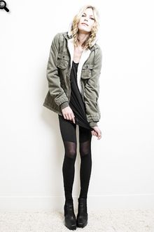 Chick With Guns Chick with Guns Misha Army Jacket in Army - Lyst