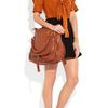 Chloé Marcie Large Leather Tote in Brown (gold) - Lyst