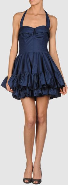 Karen Walker Short Dress - Lyst