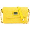 Marc By Marc Jacobs Cosmo Quilted Leather Shoulder Bag in Yellow - Lyst