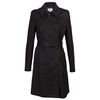 Blugirl Blumarine Beaded Trench Coat in Black - Lyst