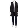 Blugirl Blumarine Beaded Trench Coat in Black - Lyst