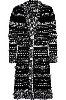 Oscar de la Renta Bouclé-tweed Coat - Lyst