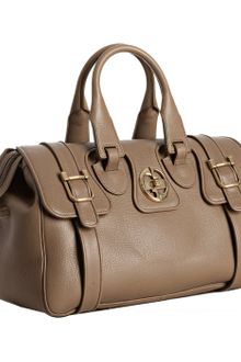 Gucci Camel Leather Boston Bag - Lyst