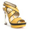 L.a.m.b. Gypsy Heel  Yellow in Yellow - Lyst
