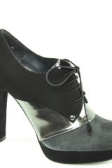 Stuart Weitzman Fly Away - Black Suede Platform Bootie