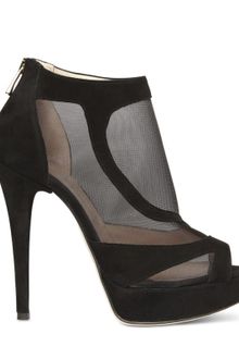 Chiara Ferragni 140mm Mesh and Suede Sandals - Lyst
