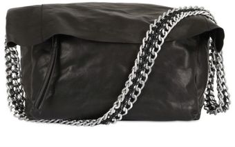 De Couture Tumbled Calfskin Chained Shoulder Bag - Lyst