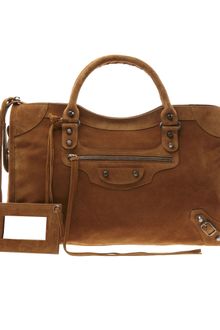 Balenciaga Classic City Suede Bag - Lyst