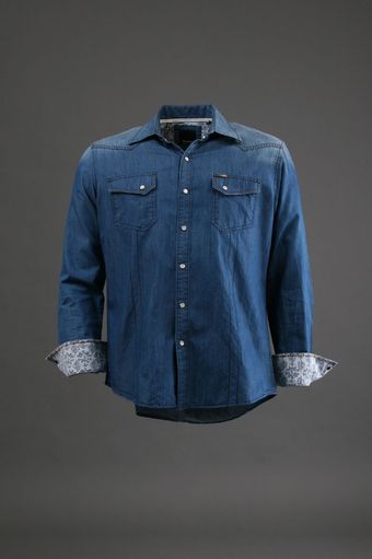 7 Diamonds Freedom Step Long Sleeve in Blue - Lyst
