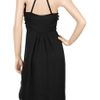 Alberta Ferretti Draped Silkchiffon Dress in Black - Lyst