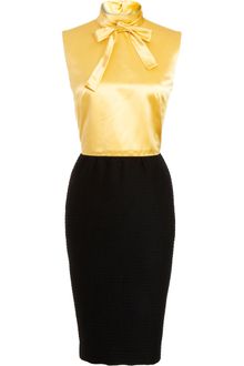 Barneys New York Contrast Dress - Lyst