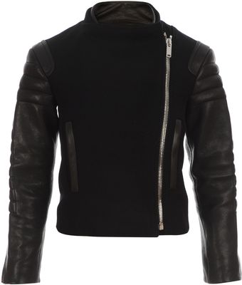 Celine Leather Biker Jacket - Lyst