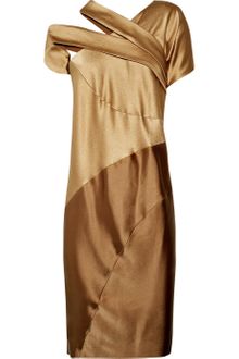 Narciso Rodriguez Cutout Silk-blend Dress - Lyst